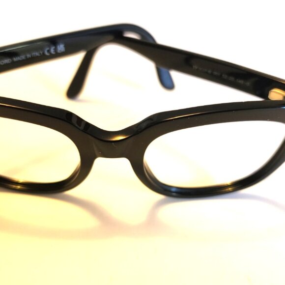 TOM FORD BLACK OPTICAL FRAMES WITH CASE MADE IN ITALY TF-5537-B 001 52 20 140 -0 - Picture 3 of 8